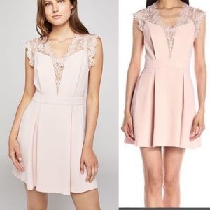 BCBG Generation Chic dusted pink Lace Dress size 2